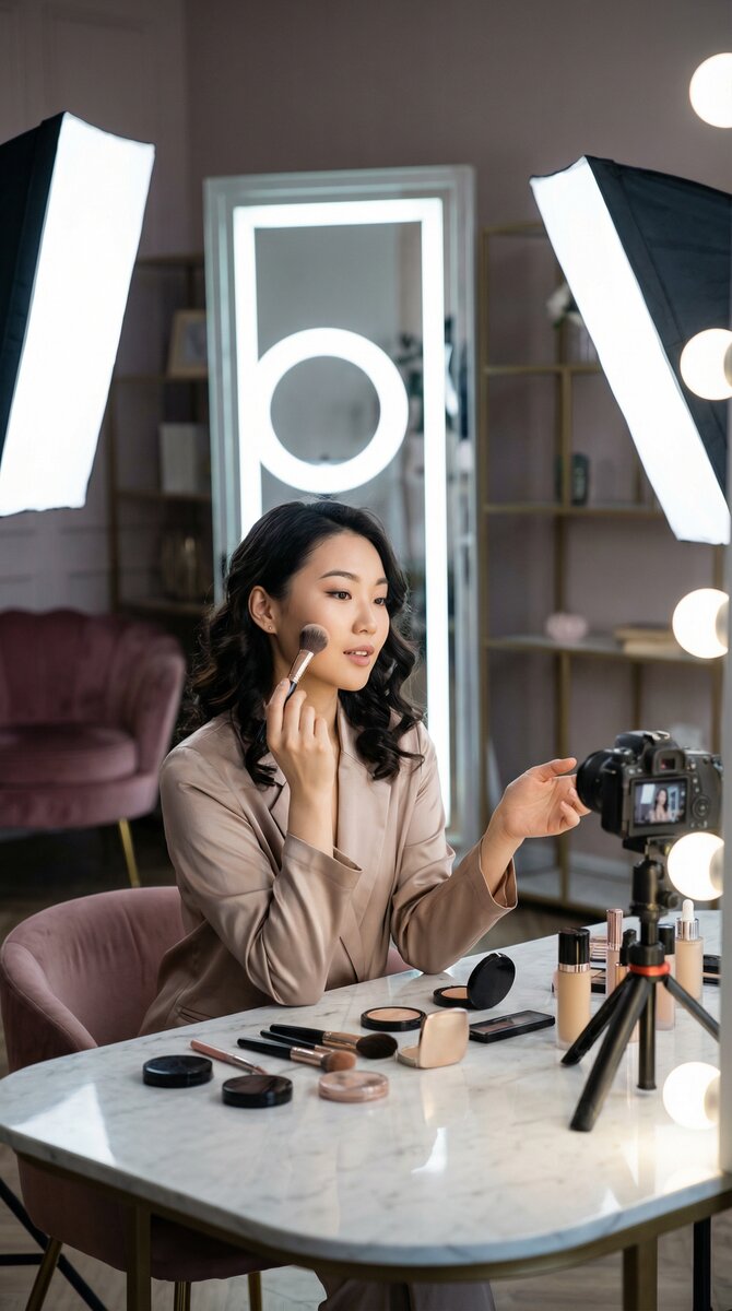 小马拉大车美妆视频